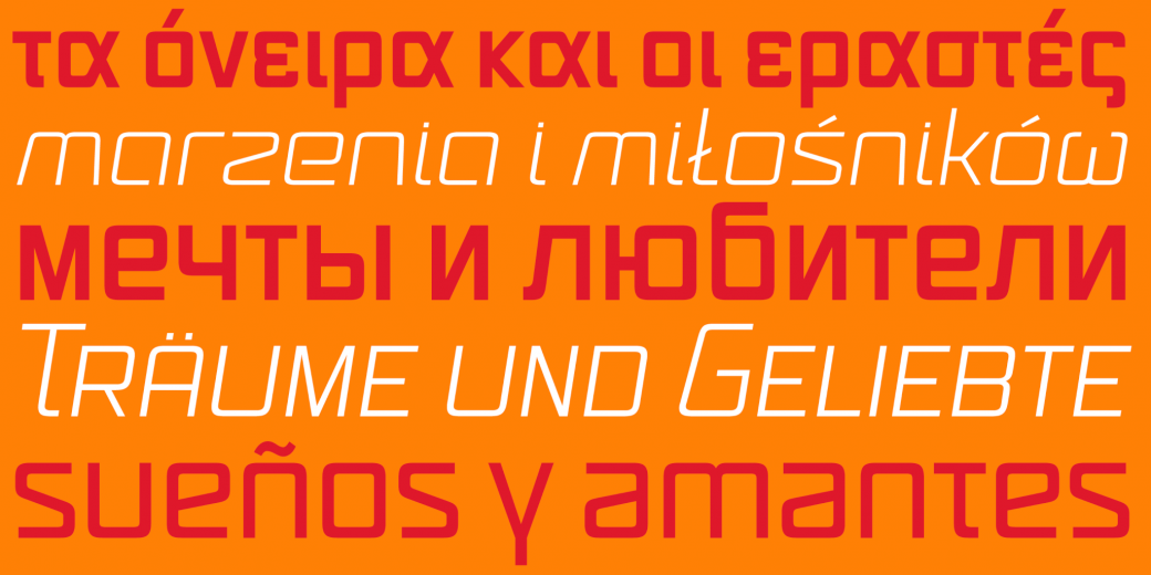 Пример шрифта Vox SemiBold